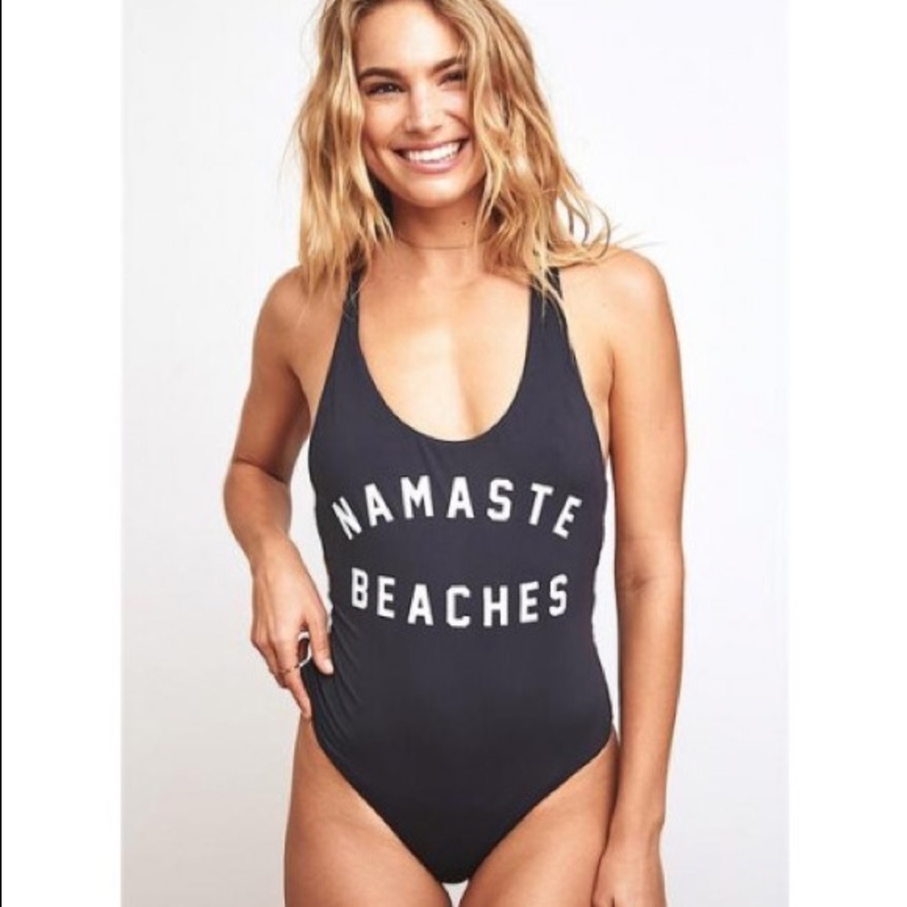 Spiritual Gangster Namaste Beaches bathing suit